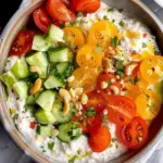 bol salé au fromage cottage