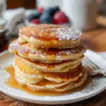 bouchées de pancakes au fromage cottage riches en protéines