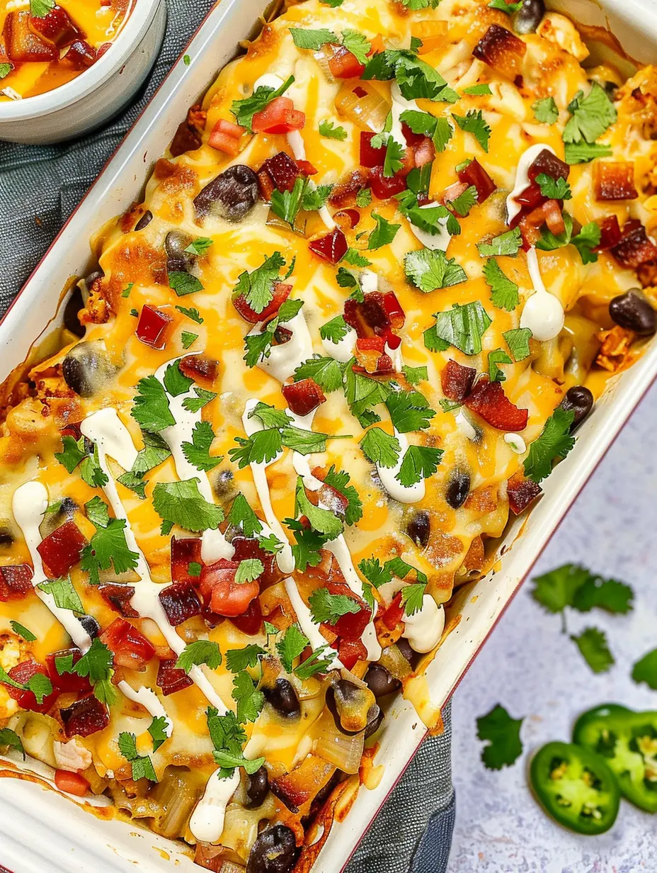 casserole burrito au poulet