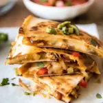 Chips de quesadilla au poulet cuits au four