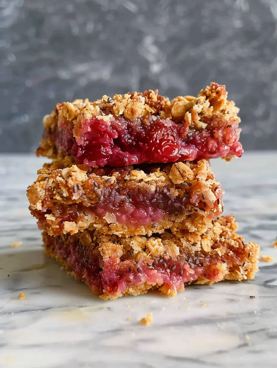 Crumble aux fraises faible en sucre au chia