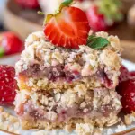 Crumble aux fraises à la farine de coco