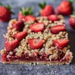 Crumble aux fraises vegan à l’avoine