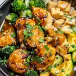 Dîner au poulet riche en protéines facile