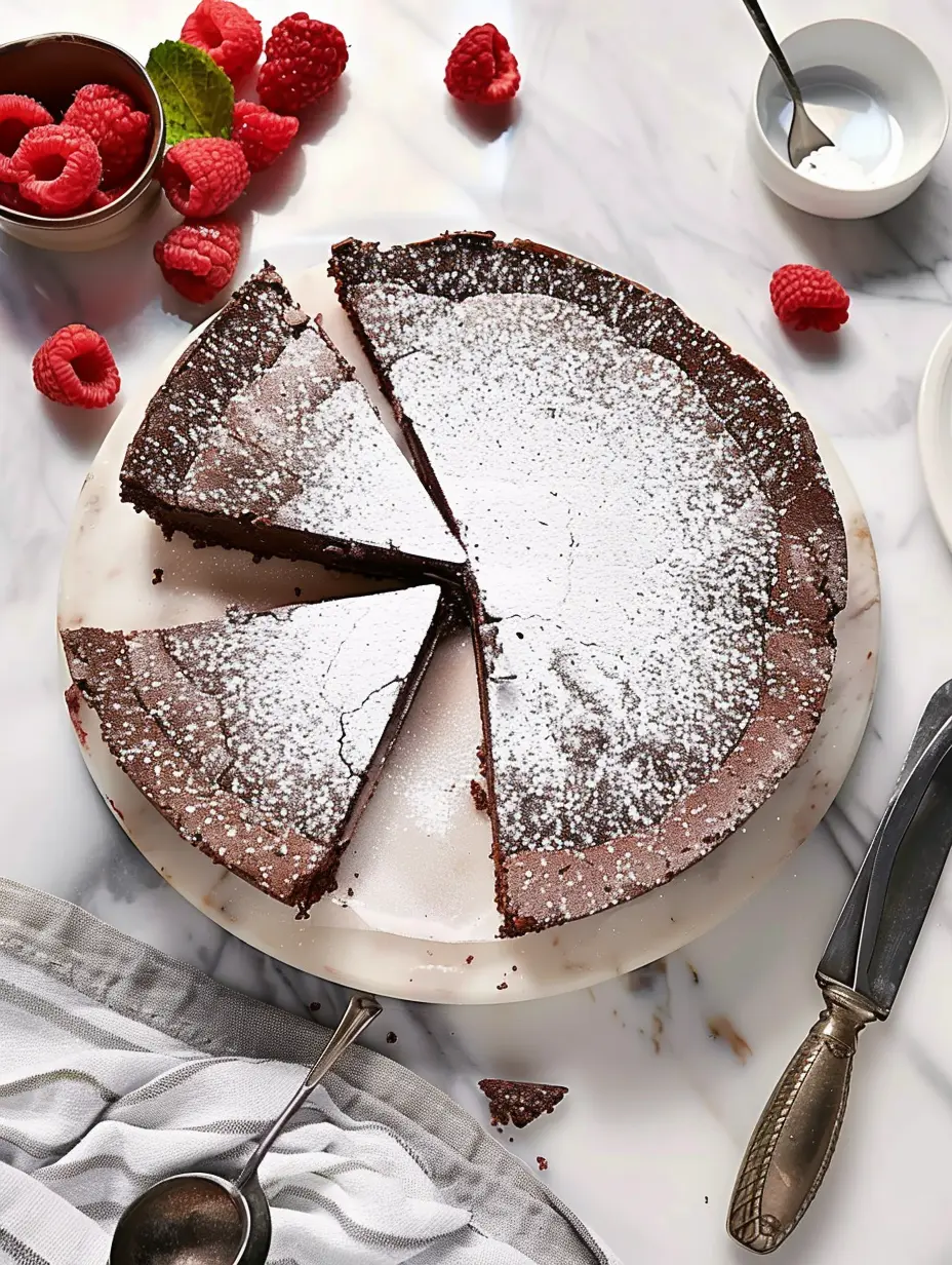 Gâteau au chocolat sans farine