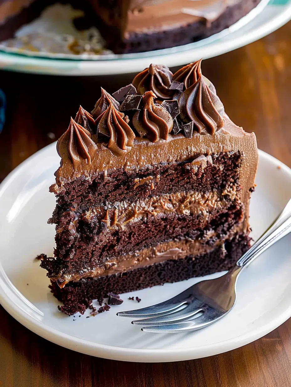 Gâteau triple chocolat