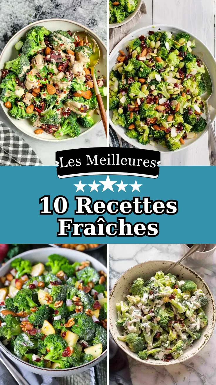 10 idées de salade de brocoli pour égayer vos repas