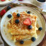 Pancakes au fromage cottage cuits au four
