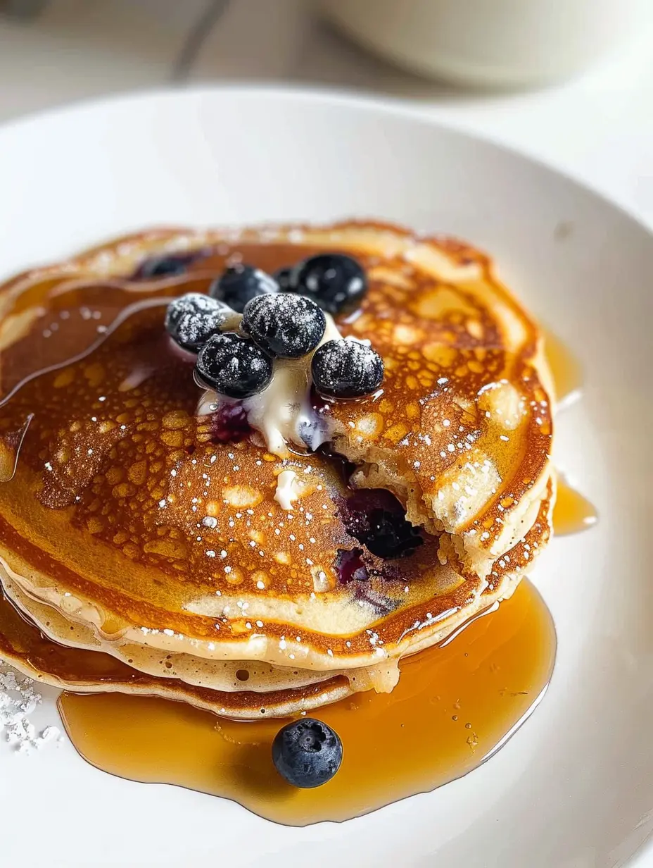 Pancakes au fromage cottage sans farine