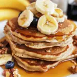 Pancakes banane au fromage cottage