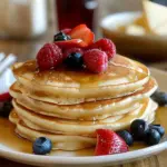 Pancakes moelleux au fromage cottage