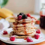 Pancakes protéinés au blender (rapides et faciles)
