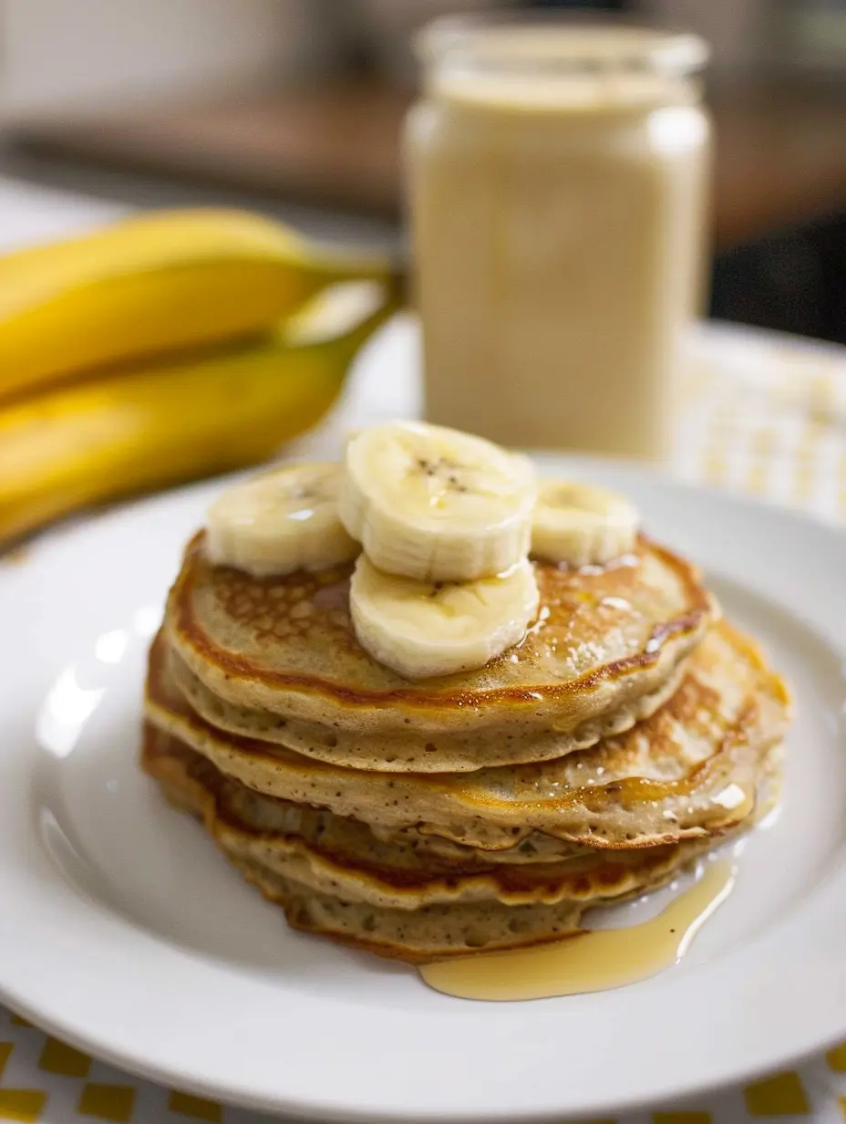 Pancakes protéinés à la banane et à l’avoine