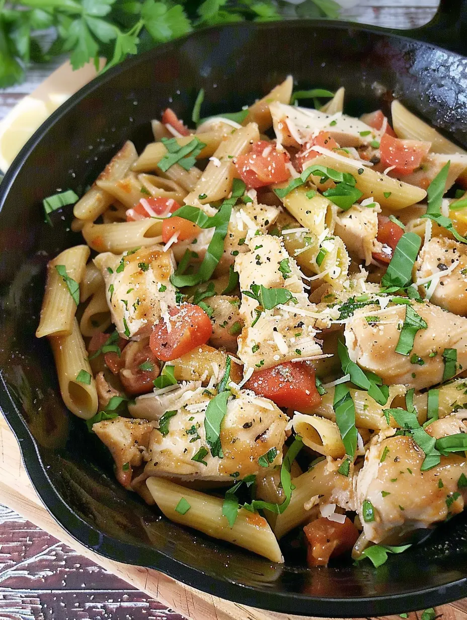 Pates au poulet pour les soirées chargées