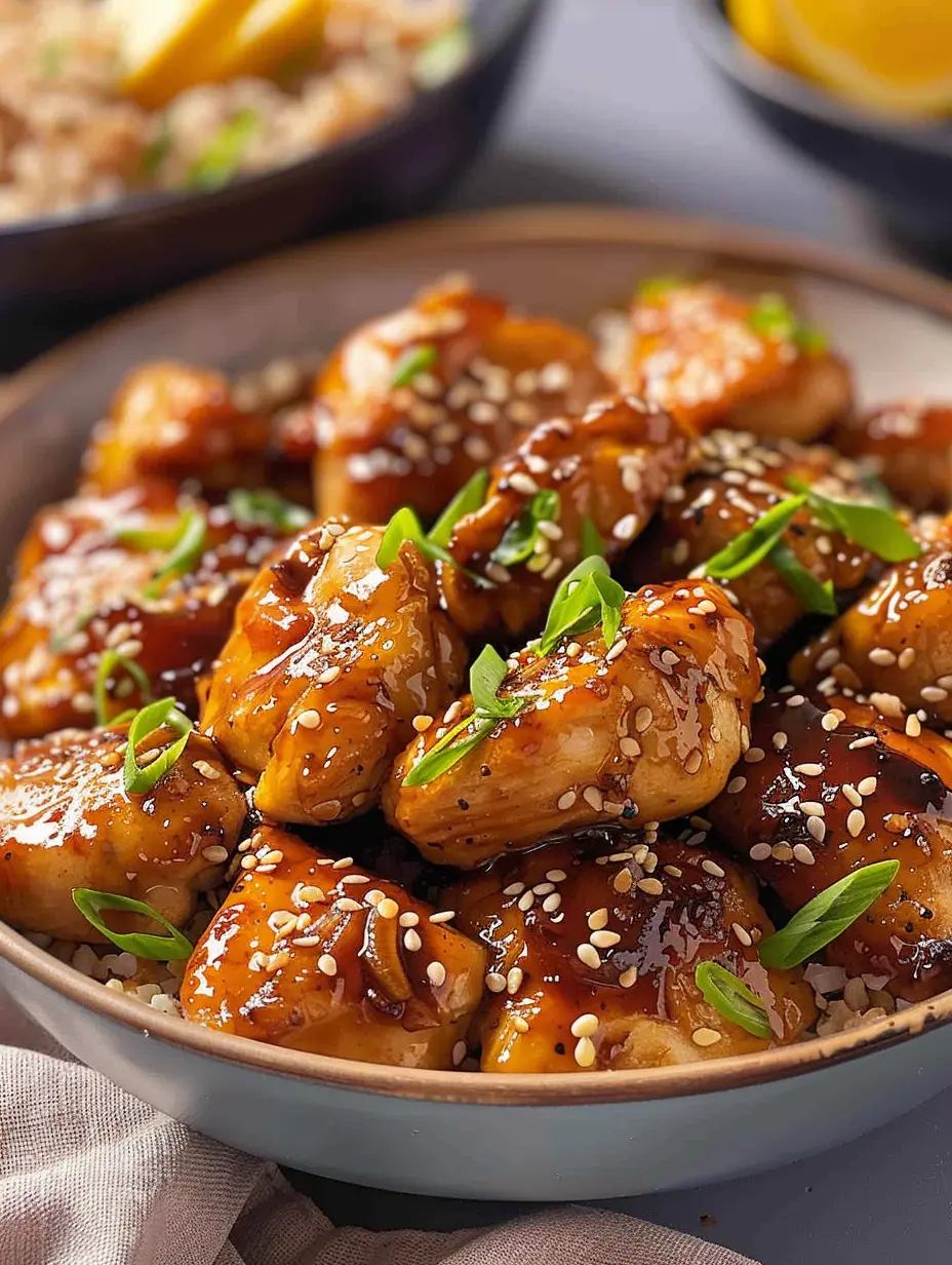 Poulet miel-ail en 15 minutes