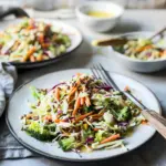 Salade de brocoli façon coleslaw croquante